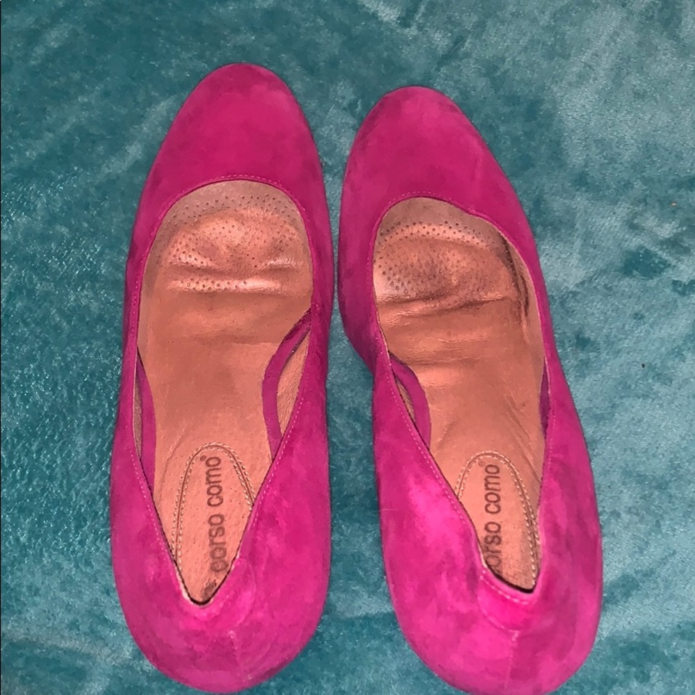 Corso Como fuchsia heels size 8